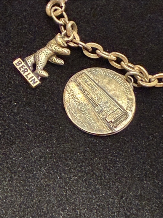 MCM 925 Stamped European Travel Souvenir Charm Bracelet main image 6